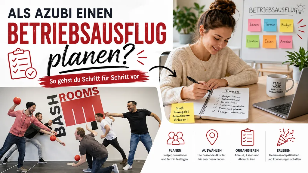 Als Azubi einen Betriebsausflug planen: Anleitung und Checkliste